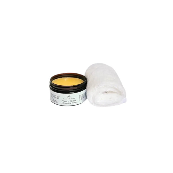 Flowerdale Valley Take it All Off Cleansing Balm + Cloth 90g