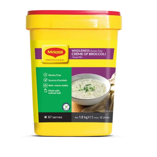 MAGGI Wholeness Gluten-Free Crème of Broccoli Soup Mix – 1.8kg Maggi