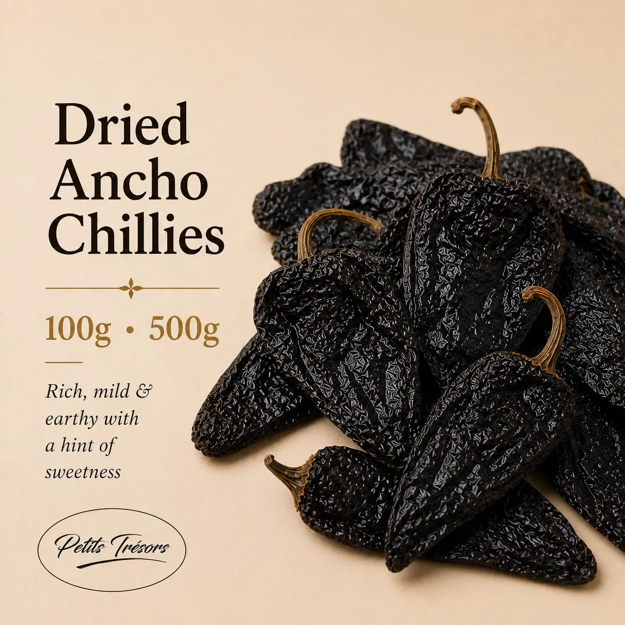 Dried Ancho Chillies | Petitstresors