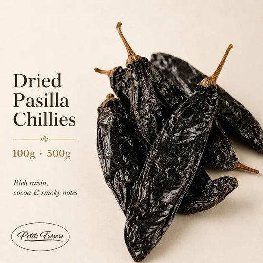 Dried Pasilla Chillies 100g 500g | Petitstresors
