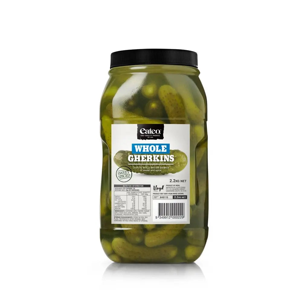 Eateo Whole Sweet Spiced Gherkins 2 kg Eateo