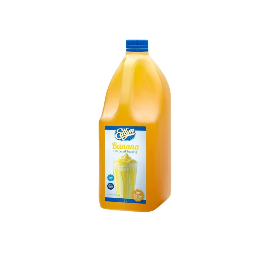 Edlyn Banana Topping – 3 L Bottle (Gluten-Free, Vegan, Aussie-Made) Edlyn