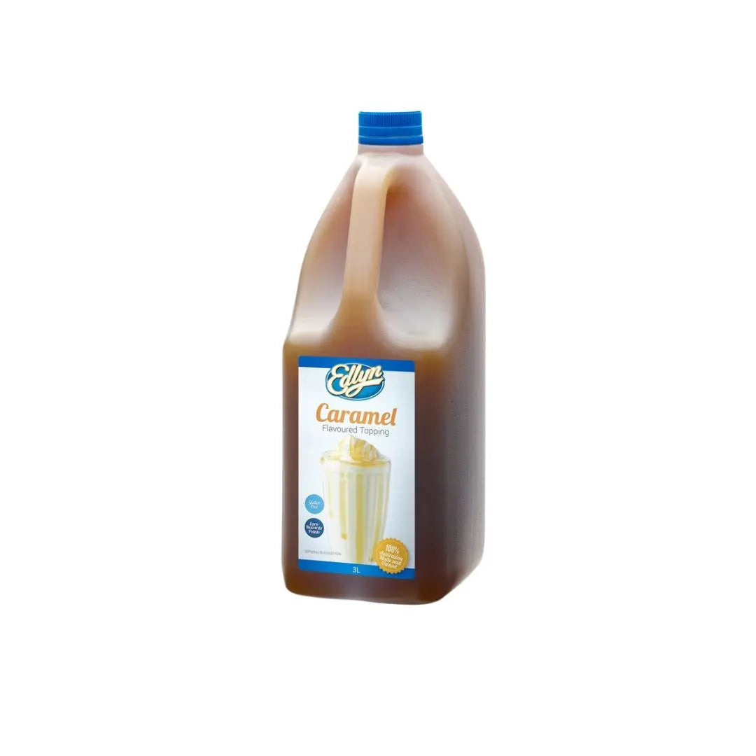 Edlyn Caramel Topping – 3 L Bottle (Vegan, Gluten-Free, Aussie-Made) Edlyn