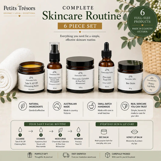 Flowerdale Valley Complete Skincare Routine 6 Piece Set