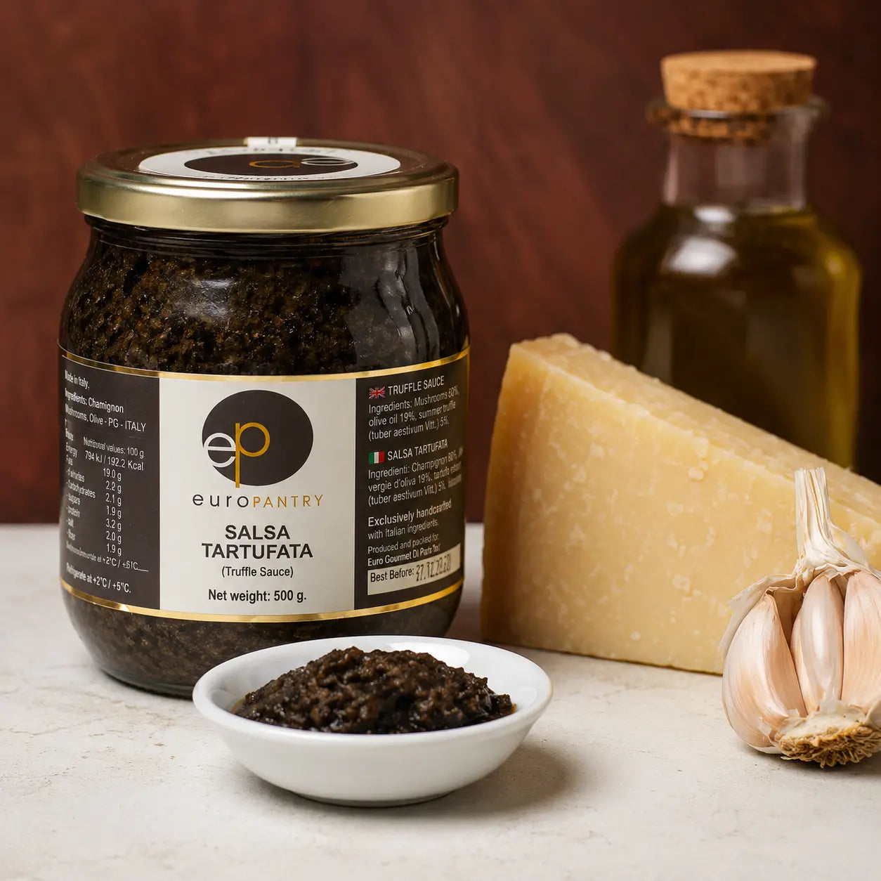 EuroPantry | Black Truffle Sauce - Salsa Tartufata Euro Pantry