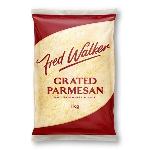 Fred Walker Grated Parmesan 1 kg – Australian-Made, Rich & Versatile Fred Walker