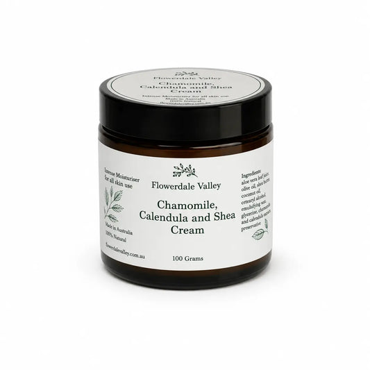 Flowerdale Valley Calendula, Chamomile & Shea Face Moisturiser 100g