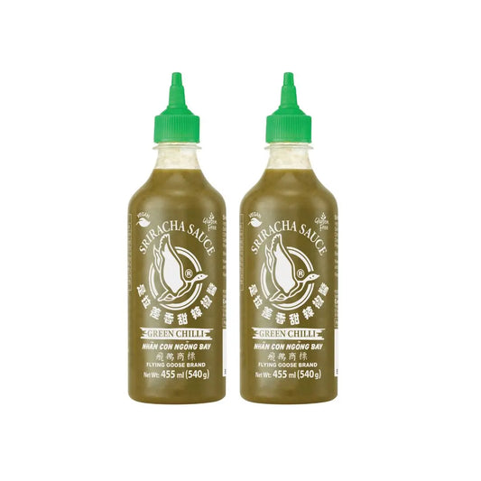 Flying Goose Sriracha Green Chilli V GF | 455 ml | 2 Pack Flying Goose