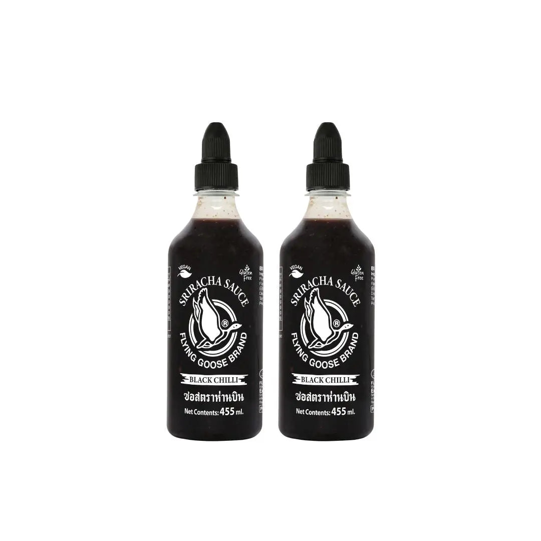 Flying Goose Sriracha Black Chilli BOGO Free | 455 ml | V GF Flying Goose