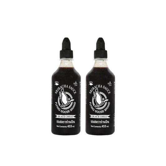 Flying Goose Sriracha Black Chilli BOGO Free | 455 ml | V GF Flying Goose