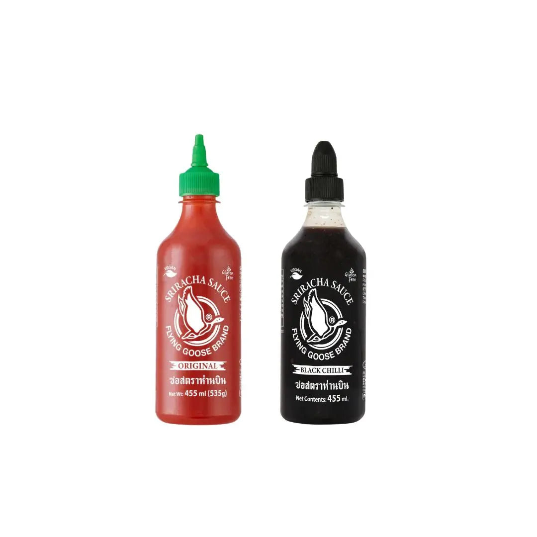 Flying Goose Sriracha Black Duo Pack – Buy One Get One Free 455 ml Flying Goose