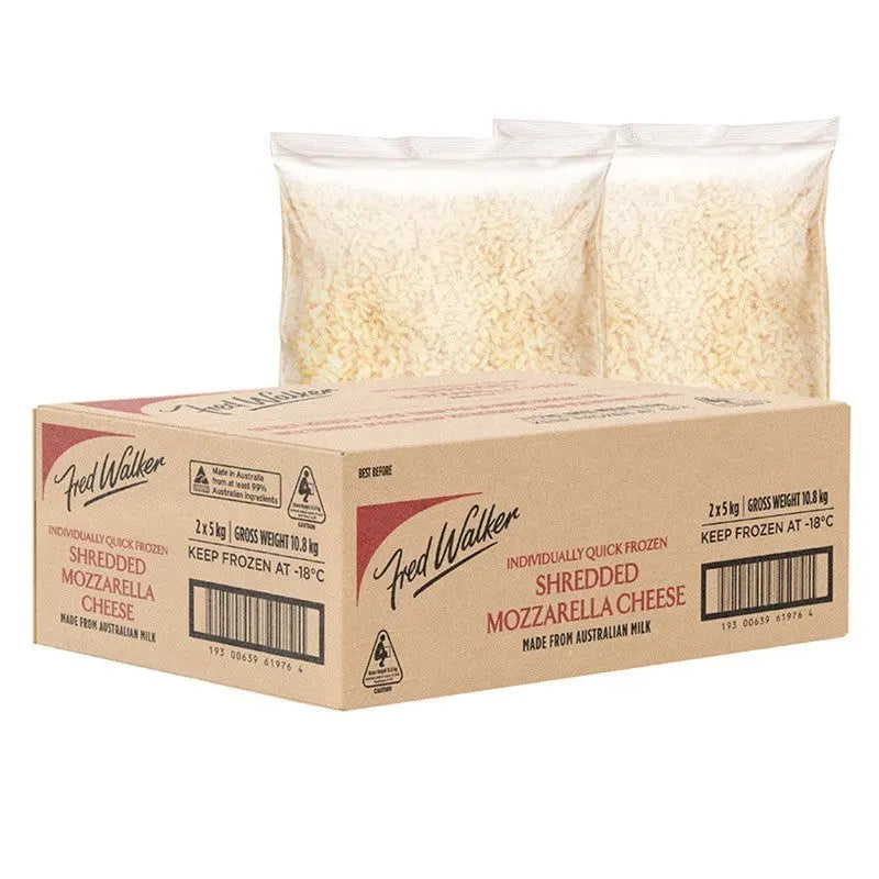 Fred Walker IQF Mozzarella (Shredded)