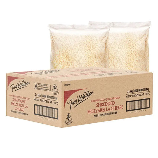 Fred Walker IQF Mozzarella (Shredded)