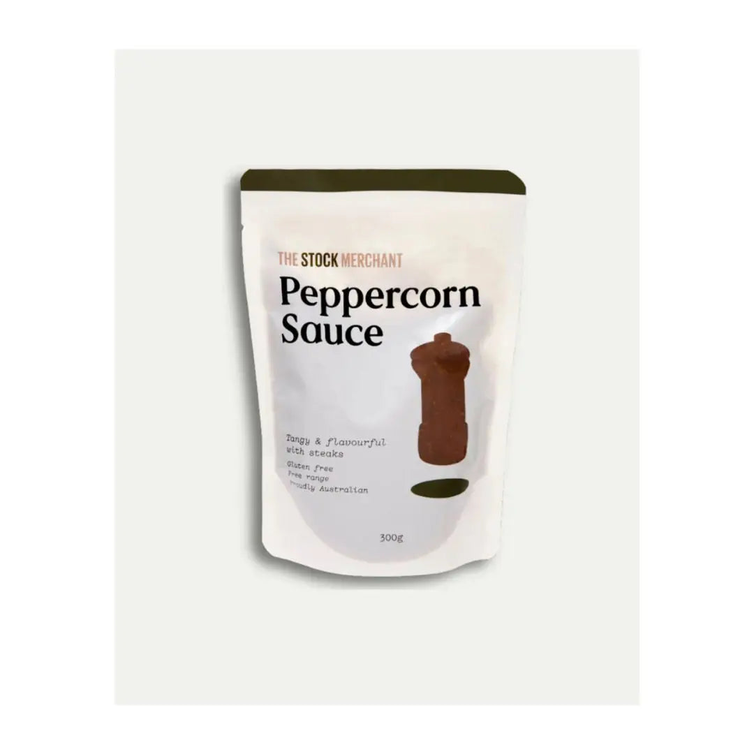 Free Range Peppercorn Sauce 300 g – Crafted by The Stock Merchant The Stock Merchant Sauces