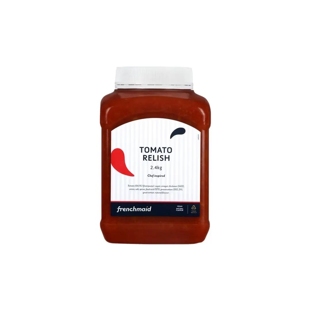 Frenchmaid Tomato Relish 2.4kg  – Chunky, Flavourful & Traditional FrenchMaid