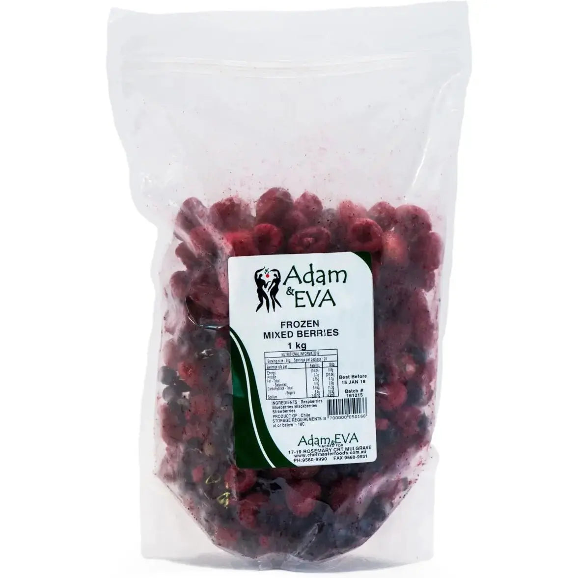 Frozen Mixed Berries 1 kg – Premium Berry Medley for Smoothies & Baking Bivi