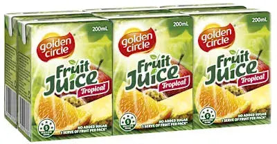 Golden Circle Tropical Fruit Drink| 200ml | 6 Pack Golden Circle