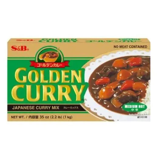 S&amp;B Golden Curry – Medium Hot 220 g (6×2 Servings) S&B