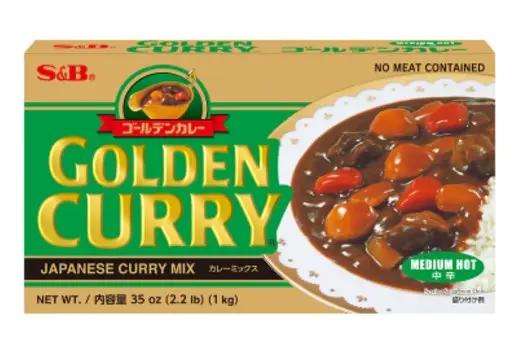 S&amp;B Golden Curry – Medium Hot 220 g (6×2 Servings) S&B