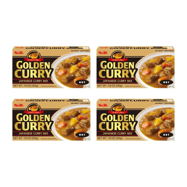Golden Curry Mix Hot 220g 4Pk