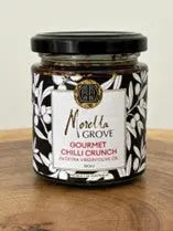 Morella Grove Gourmet Chilli Crunch in Extra Virgin Olive Oil, 125ml, 250ml, 1L| V