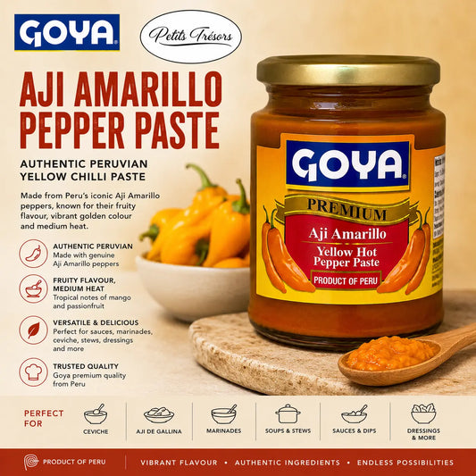 Goya Aji Amarillo Pepper Paste 212.6g | Authentic Peruvian Yellow Chilli Paste - Petits Tresors