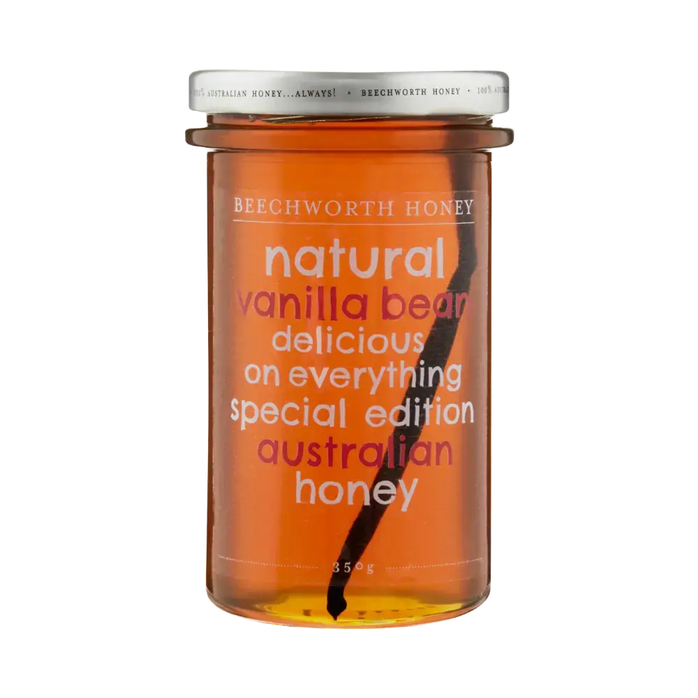 Beechworth Honey Vanilla Bean Infused Honey – 100% Pure Australian Beechworth Honey