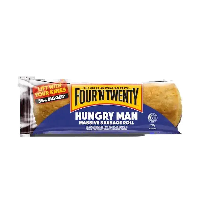 Four ’N Twenty Hungry Man Sausage Roll – 280g of Big, Meaty Goodness - Petits Tresors