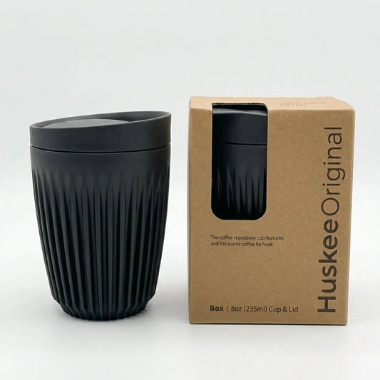 HuskeeOriginal Cup with Lid 8oz (236ml) – Charcoal