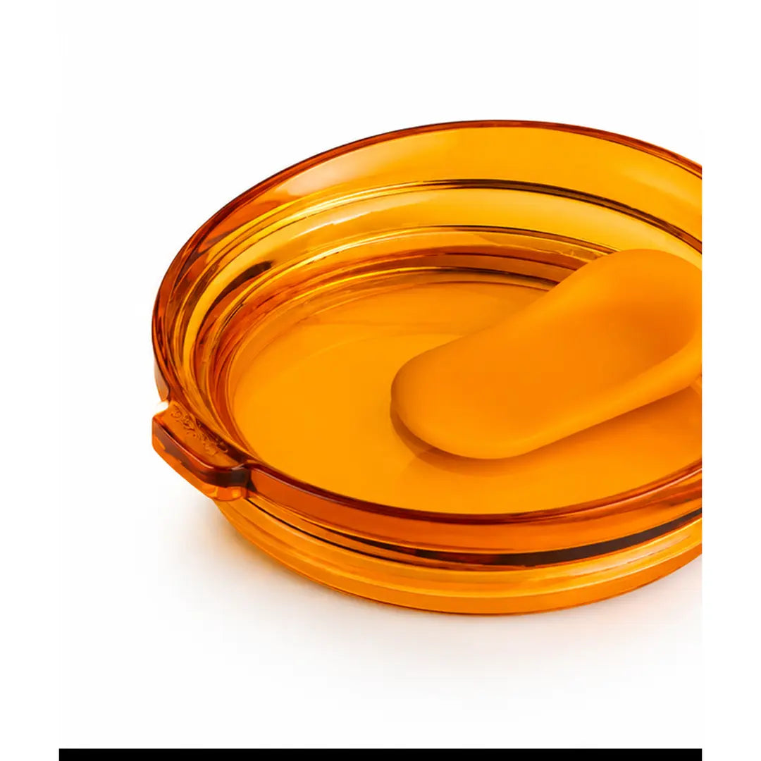 HuskeeRenew 12oz Amber Reusable Coffee Cup with Lid – 350ml