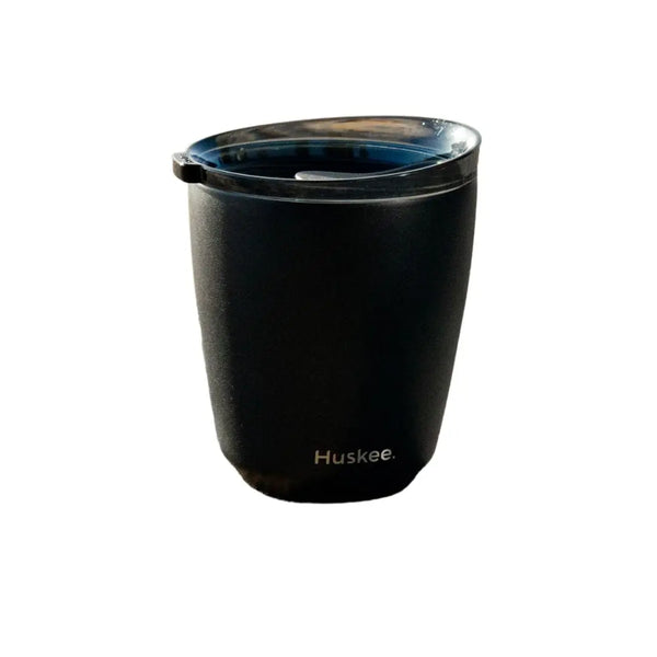 Huskee Cup | Steel Cup & Lid 8oz Black