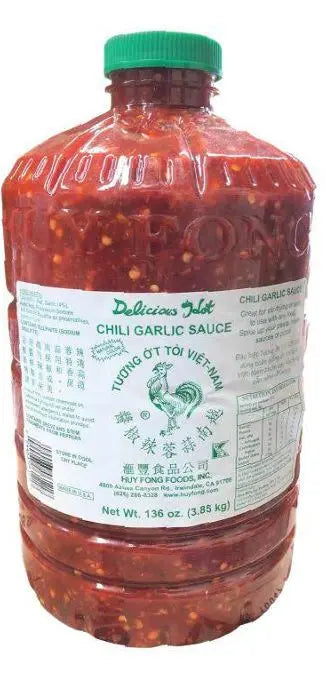Huy Fong Chilli Garlic Sauce 3.895kg – The Ultimate Bulk Heat for Serious Flavor Lovers Huy Fong