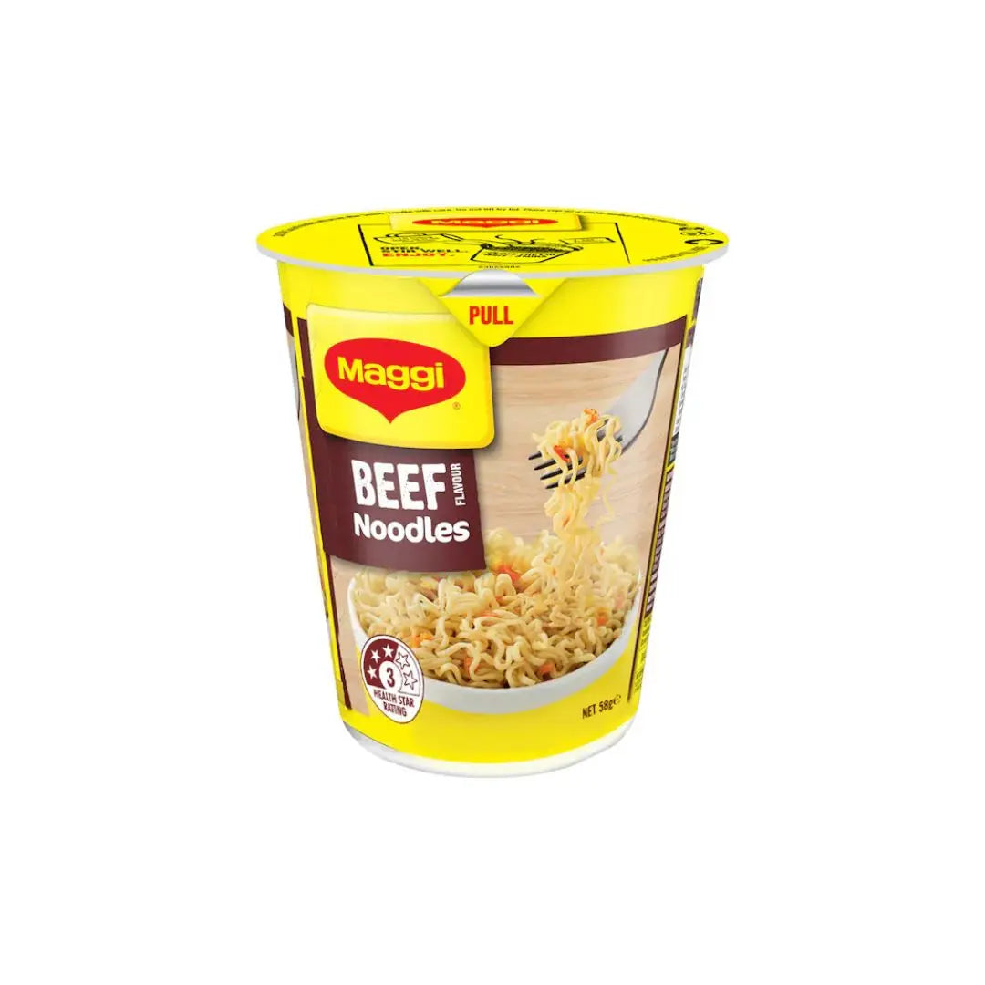 Fantastic Snacks Beef Flavour Instant Noodles 70 g — Rich Savoury Broth, Ready in 3 Minutes Fantastic Snacks
