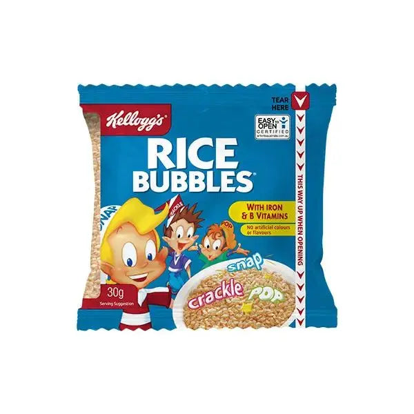 Kelloggs Rice Bubbles Sachets 30gm – Light, Crispy & Nutritious ...