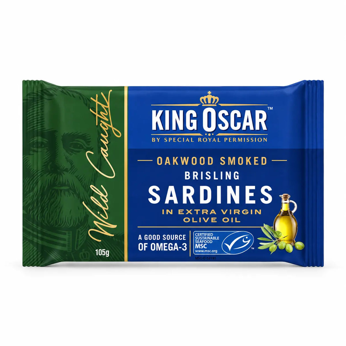 King Oscar Sardines in Olive Oil 105g