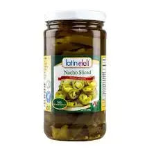 Latin Deli Pickled Jalapeños – Sliced Mexican Green Chilli Peppers (355g) Latin Deli
