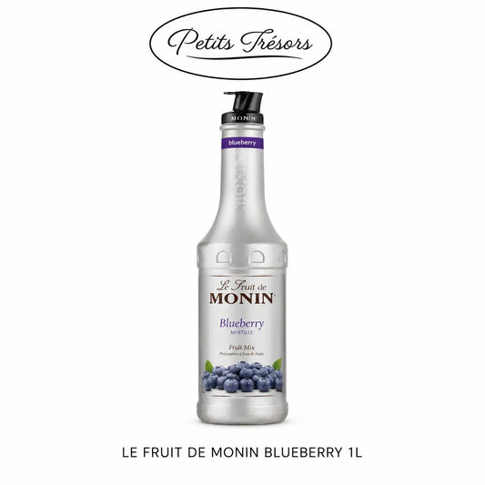 Le Fruit de MONIN Blueberry Fruit Mix 1L | Smoothies, Cocktails & Desserts - Petits Tresors