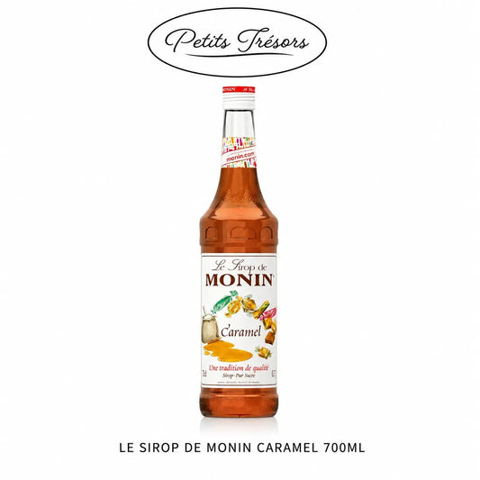 Le Sirop de MONIN Caramel Syrup 700ml | Premium Coffee, Cocktail & Dessert Syrup - Petits Tresors