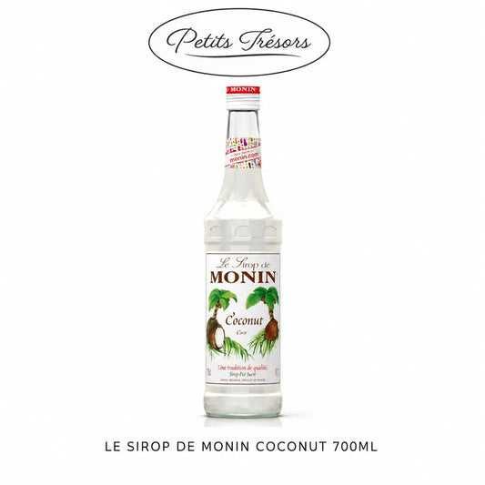 Le Sirop de MONIN Coconut Syrup 700ml | Coffee, Cocktails, Mocktails & Desserts - Petits Tresors