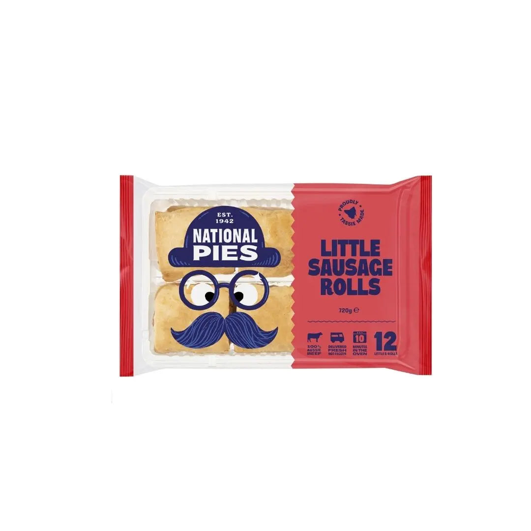 Little Sausage Rolls – 12 Pack (720g) | 100% in Flaky Puff Pastry - Petits Tresors