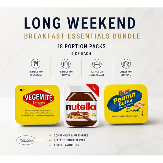 Long Weekend Breakfast Essentials Bundle – 18 Portion Packs - Petits Tresors