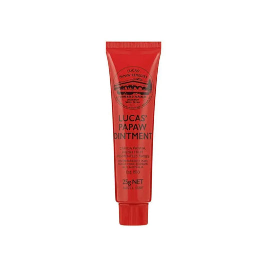 Lucas’ Papaw Ointment 25 g – Natural Multi-Purpose Papaya Balm for Lips & Skin, Australian Made Lucas