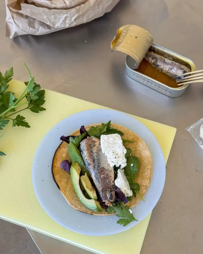 The Stock Merchant MSC Smoky-Style Sardines in Organic EVOO 120g The Stock Merchant