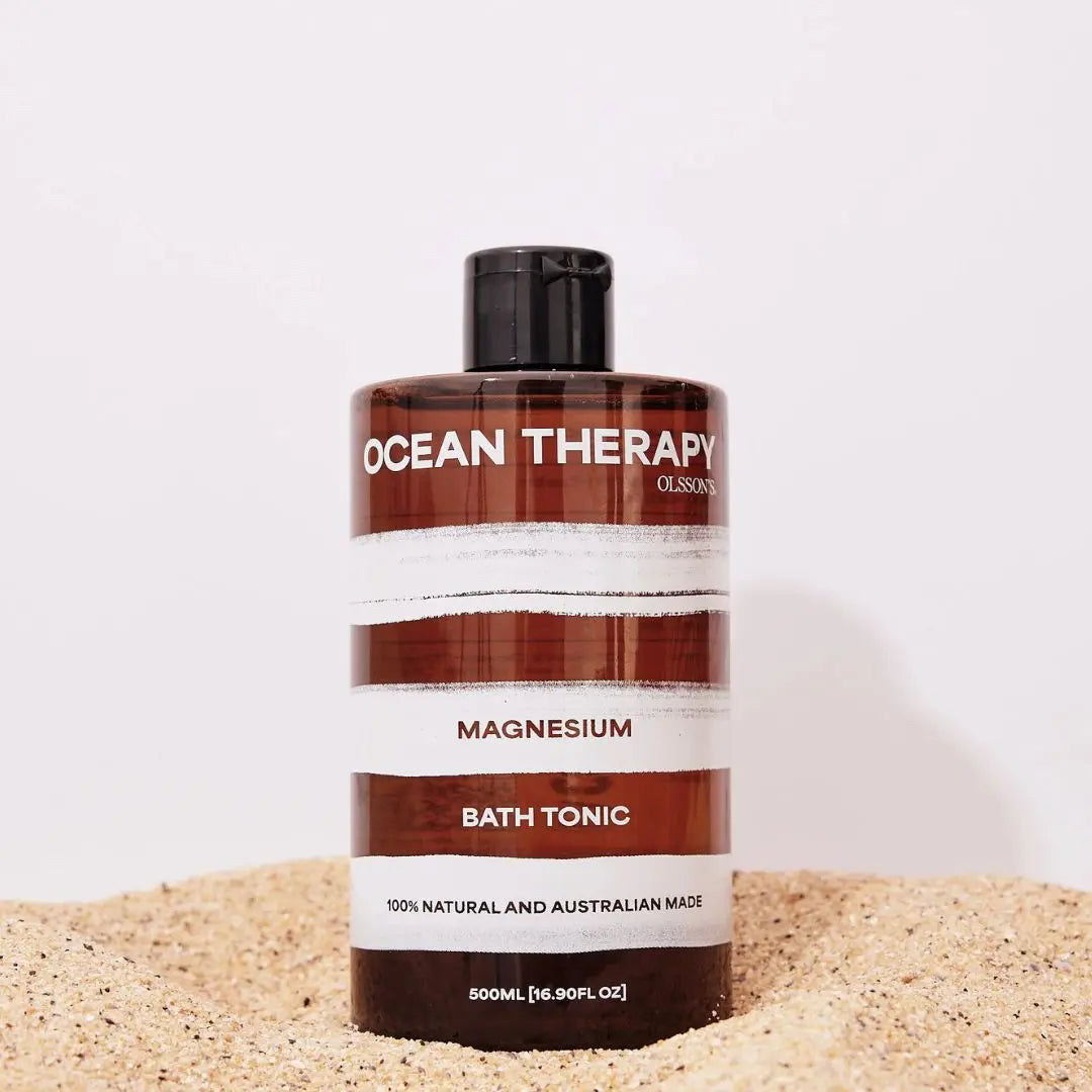 Olsson’s Ocean Therapy Sea Salt Bath Soak Magnesium Bath Tonic 500ml – Australian Mineral Bath Soak