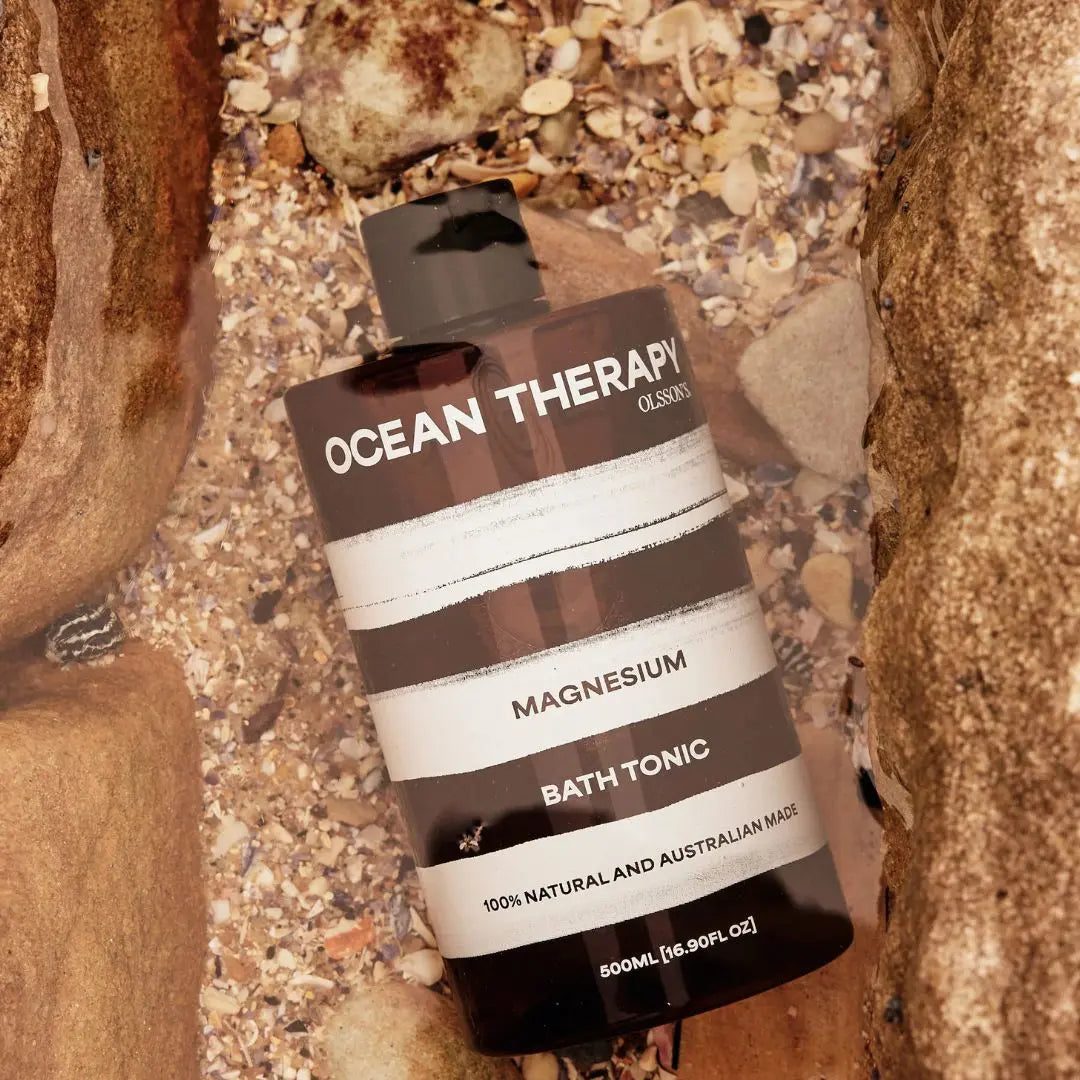 Olsson’s Ocean Therapy Sea Salt Bath Soak Magnesium Bath Tonic 500ml – Australian Mineral Bath Soak