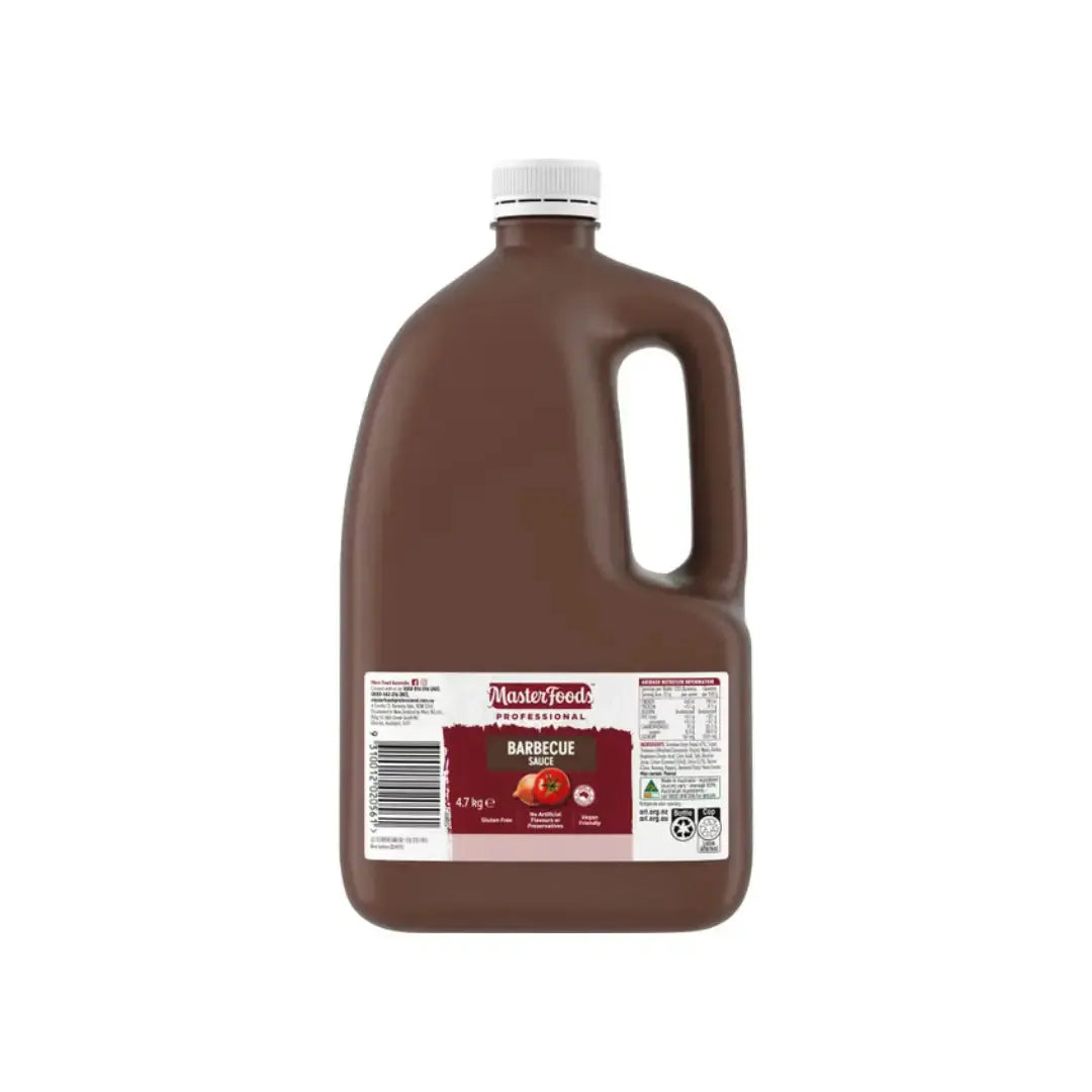 MasterFoods Professional Gluten Free Barbecue Sauce 4.7L MasterFoods