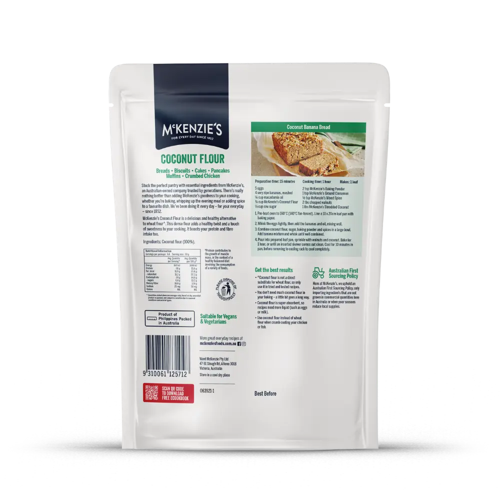 McKenzie’s Coconut Flour 330g