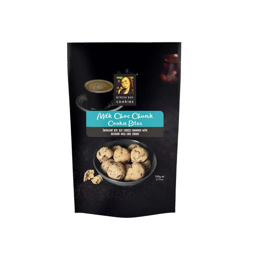 Byron Bay | Cookies Milk Choc Chunk Cookie Bites | 100g Byron Bay Cookie