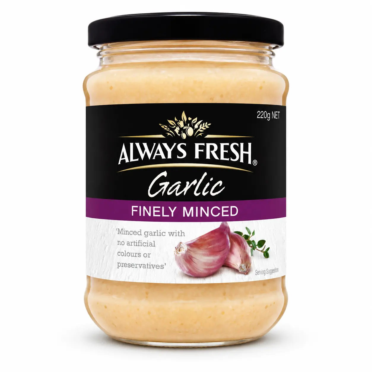 Always Fresh Minced Garlic 220g - Petits Tresors