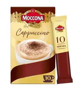 Moccona Cappuccino Sachets 10 Pack 130 g – Café-Style Indulgence at Home Moccona